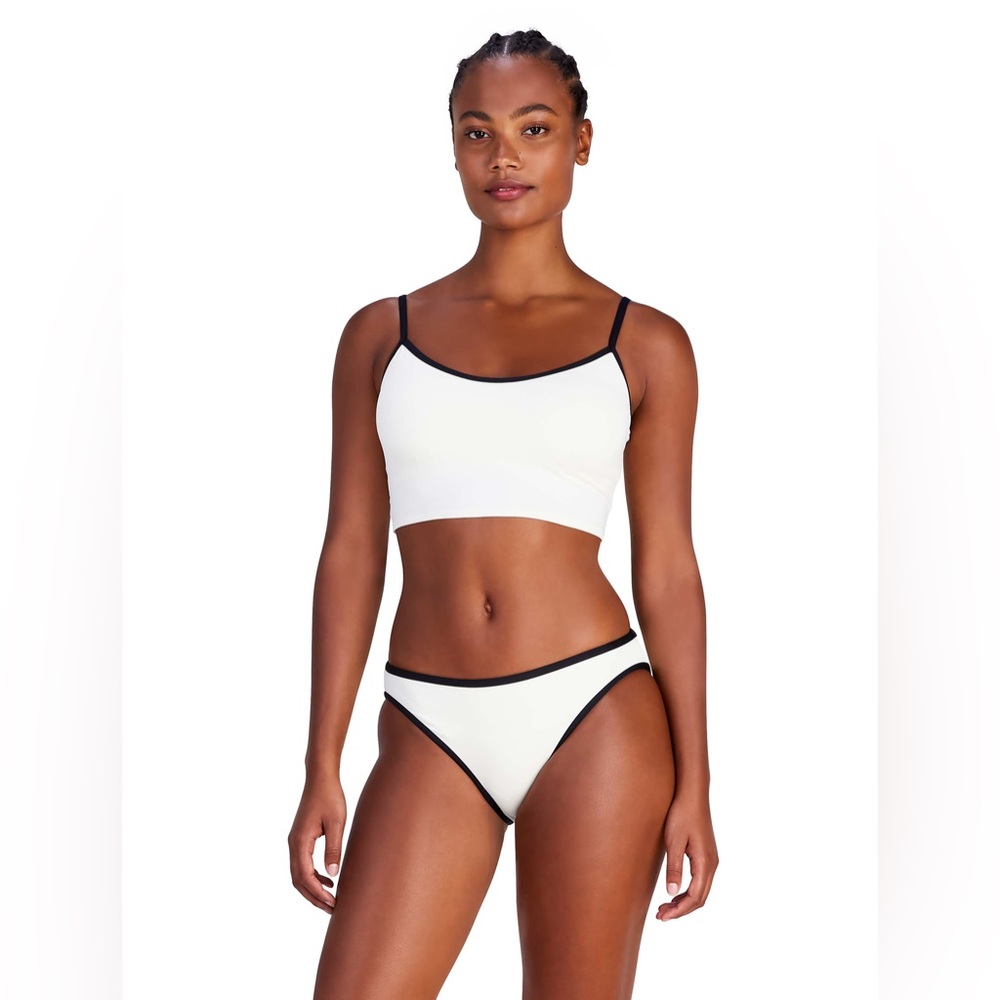 NWT Kate Spade Black White Bikini Set